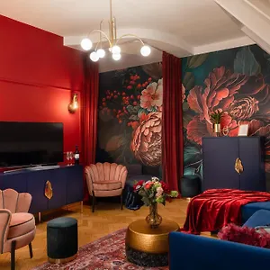 Decadent Art Deco Balcony In Old Town Apartment Prague